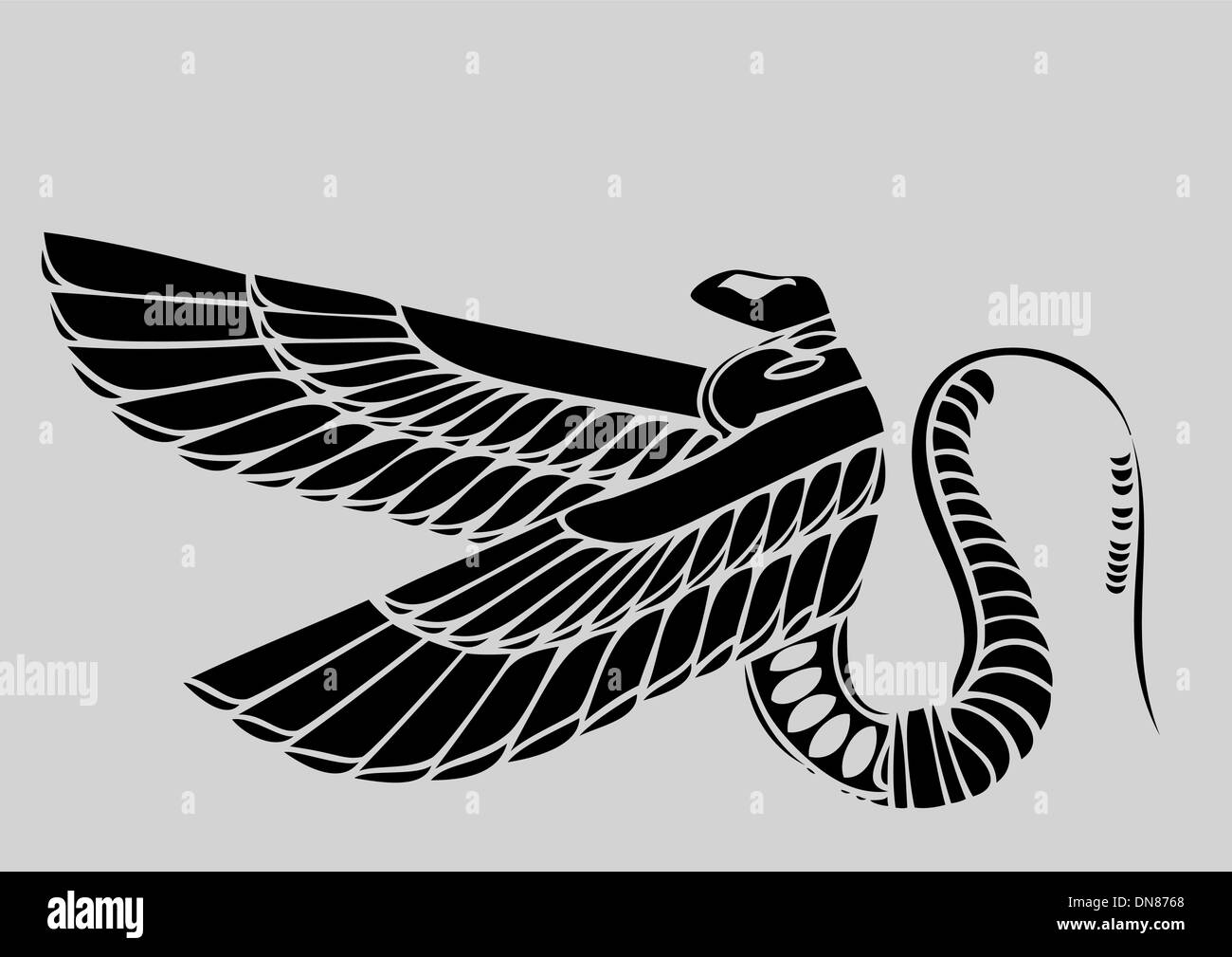 Démon égyptien - vector Illustration de Vecteur