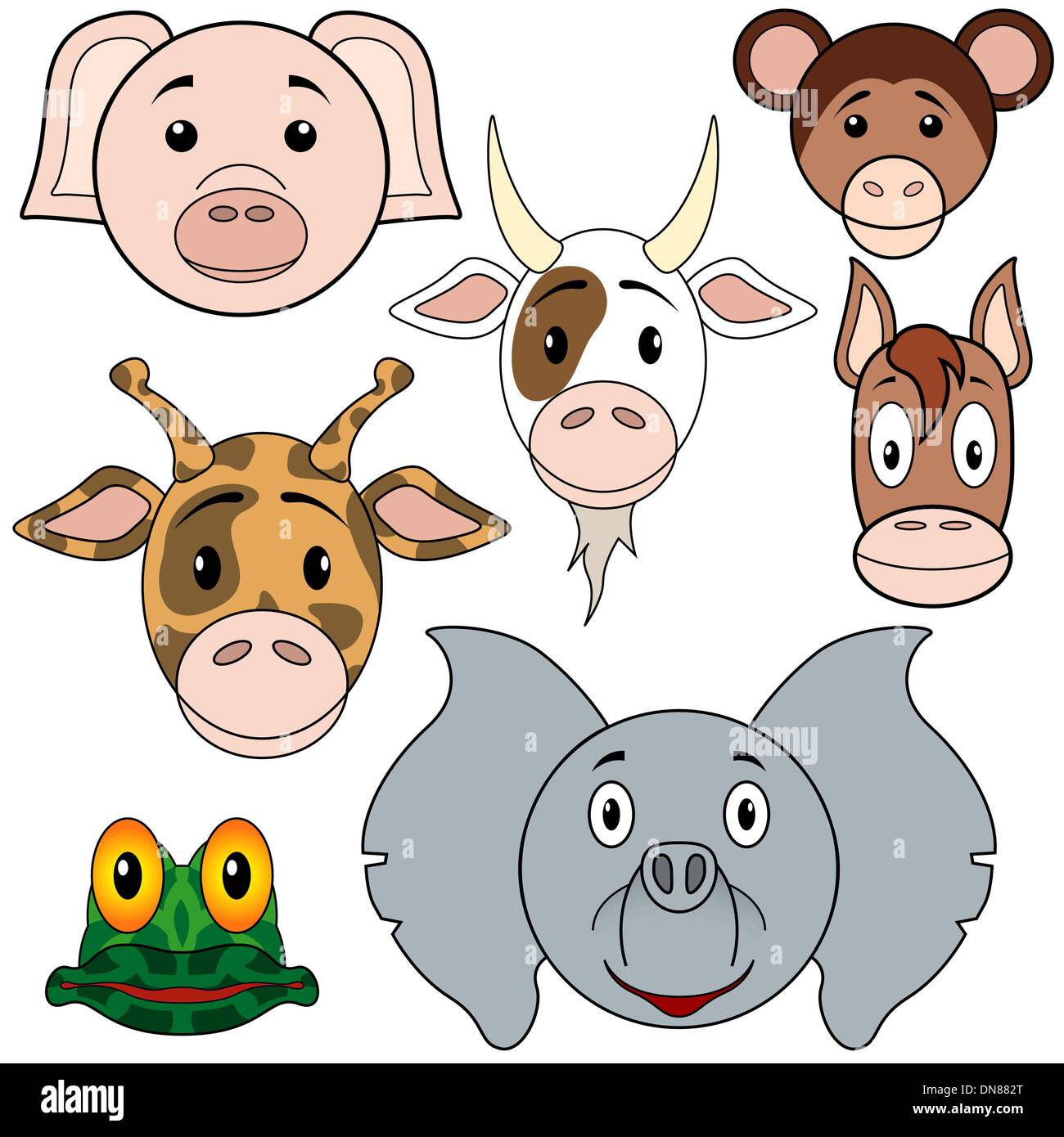Jeu De Bebe Animaux Image Vectorielle Stock Alamy