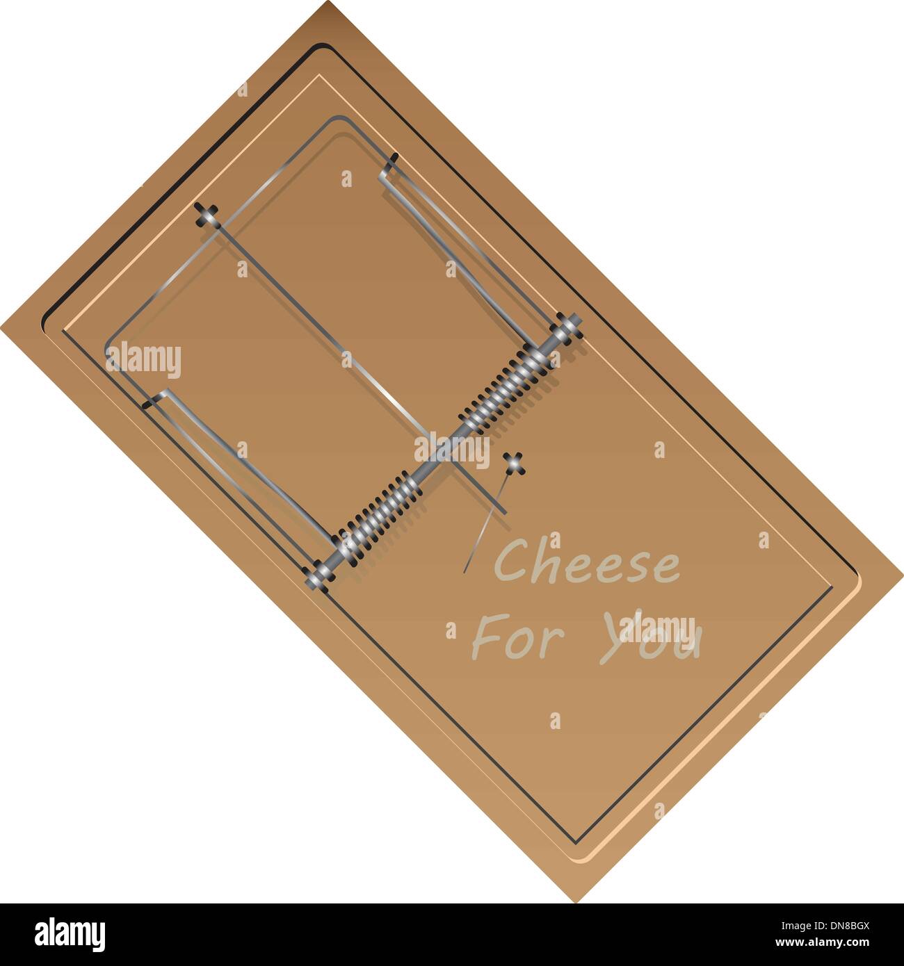 Mousetrap - Fromage pour vous Illustration de Vecteur