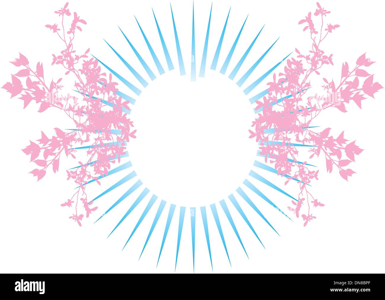 Valentine et banner Illustration de Vecteur