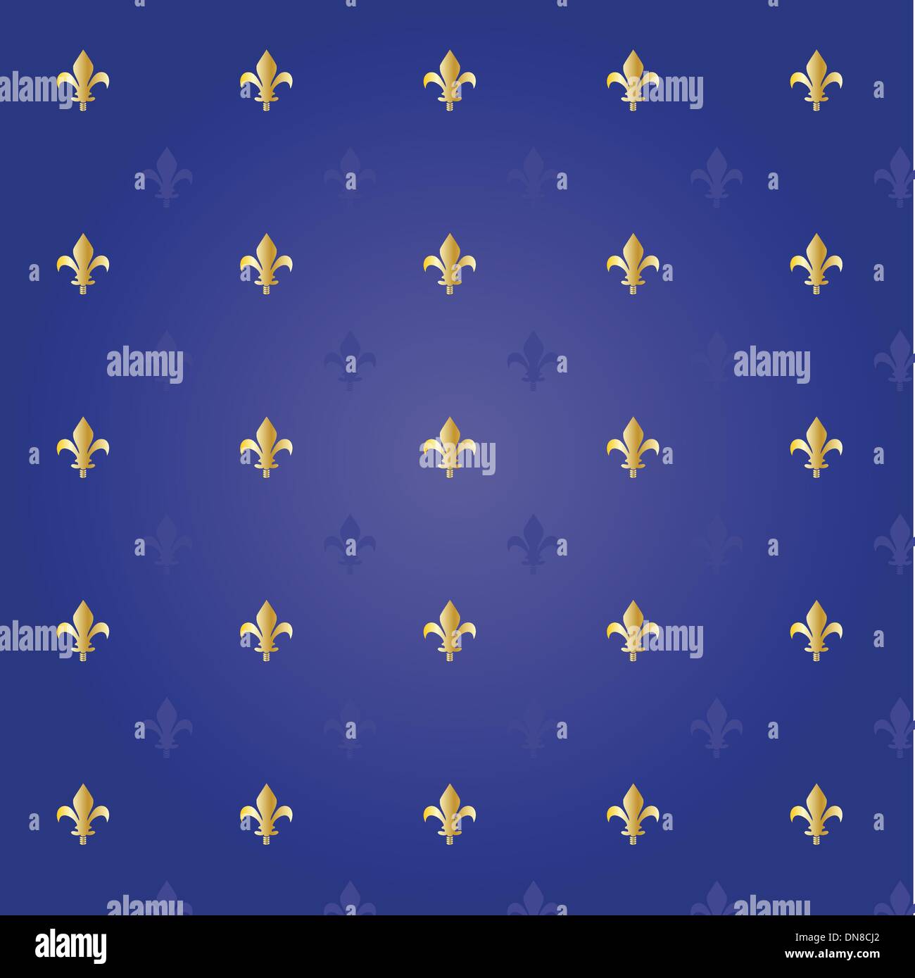 Fleur de lis seamless pattern Illustration de Vecteur