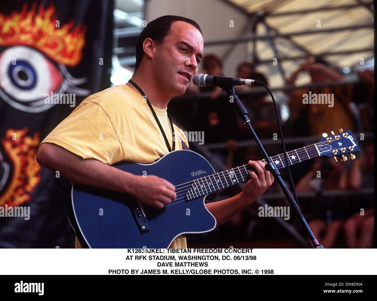 13 juin 1999 - K12639JKEL 06/13/99.LA LIBERTÉ DU TIBET CONCERT.AT Stade RFK, WASHINGTON, DC..DAVE MATTHEWS. JAMES M. KELLY/(1999 Image : © Crédit Photos Globe/ZUMAPRESS.com) Banque D'Images