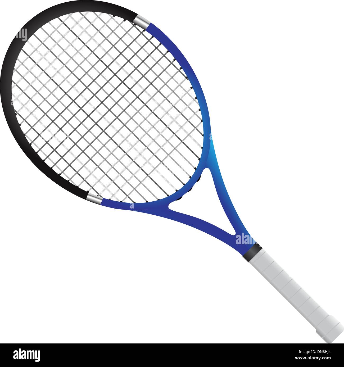 Raquette de tennis Illustration de Vecteur