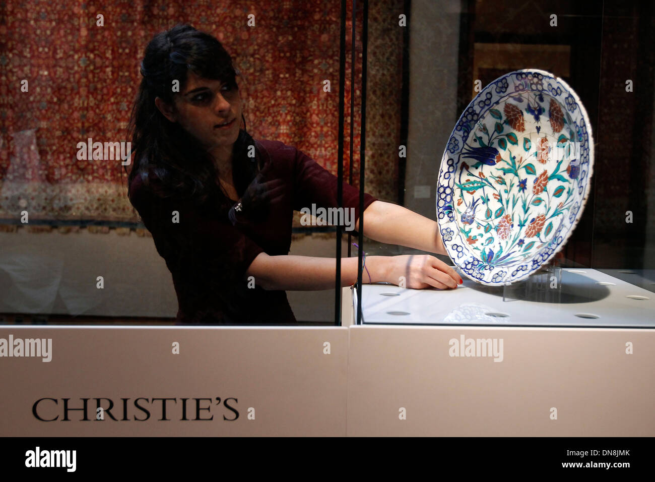 Christie's Art de l'Organisation islamique et indienne le 25 vente aux enchères des mondes . Banque D'Images
