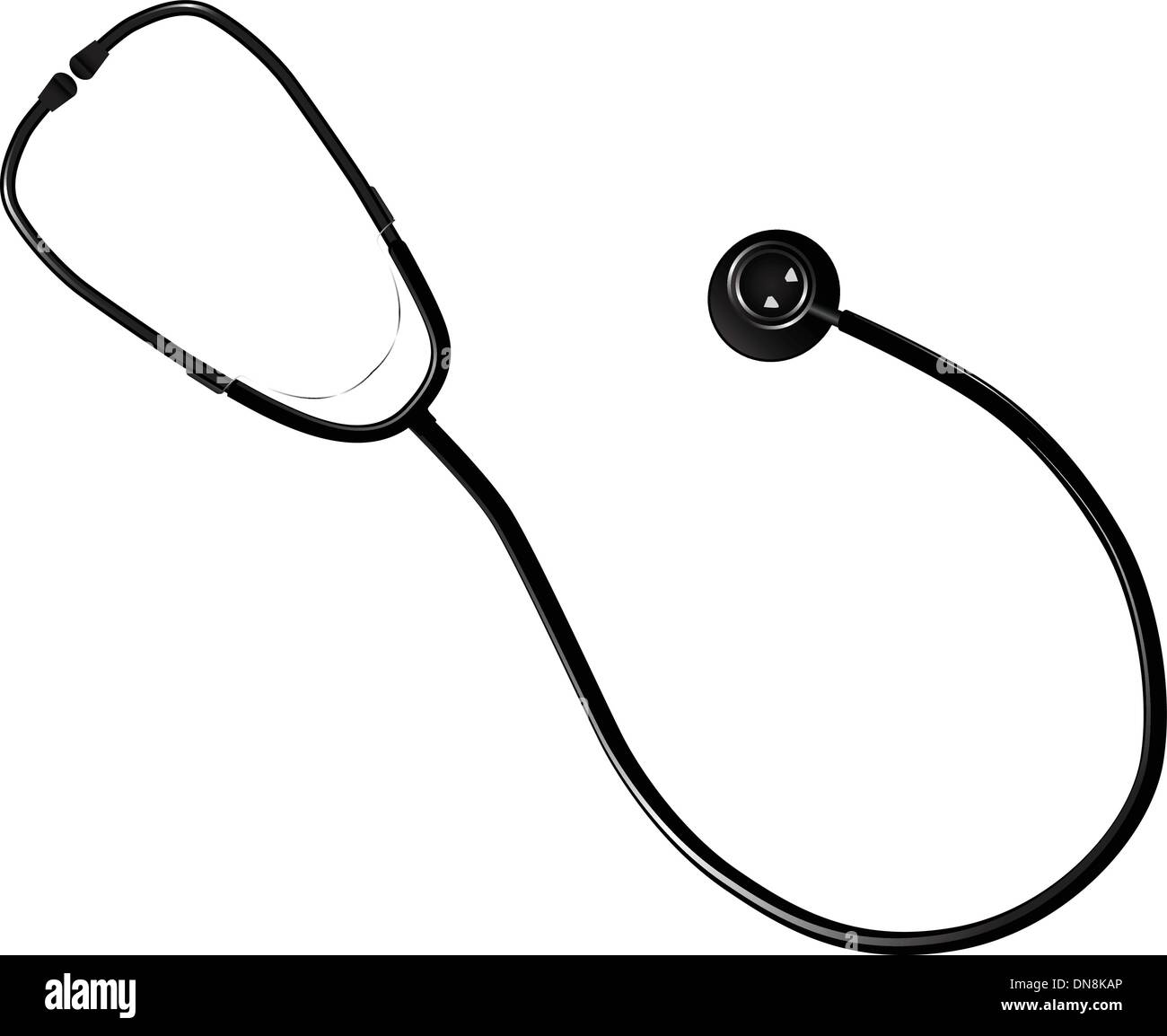 Stethoscope oreille Banque d'images vectorielles Alamy