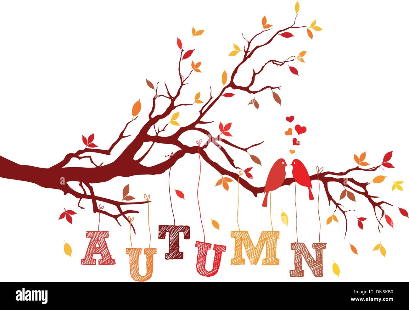 Silhouette d'arbre automne Banque d'images vectorielles - Page 2 - Alamy