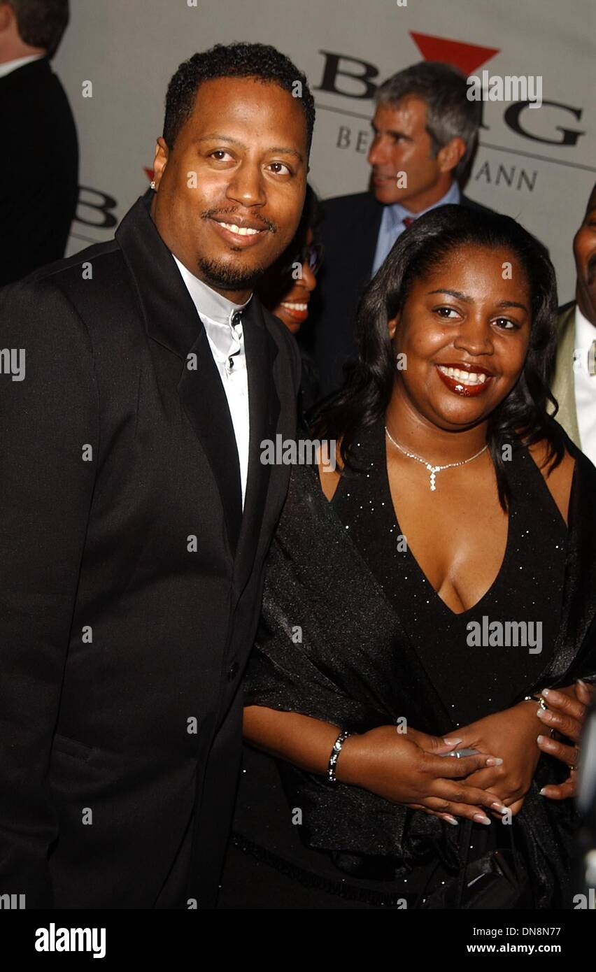 27 février 2002 - K24223AG : BMG GRAMMY PARTY.À L'ARGYLE HOTEL, WEST HOLLYWOOD, CA 02/27/2002. AMY GRAVES/ 2002.(D).ERIC BALFOUR ET fiancé(Image Crédit : © Globe Photos/ZUMAPRESS.com) Banque D'Images