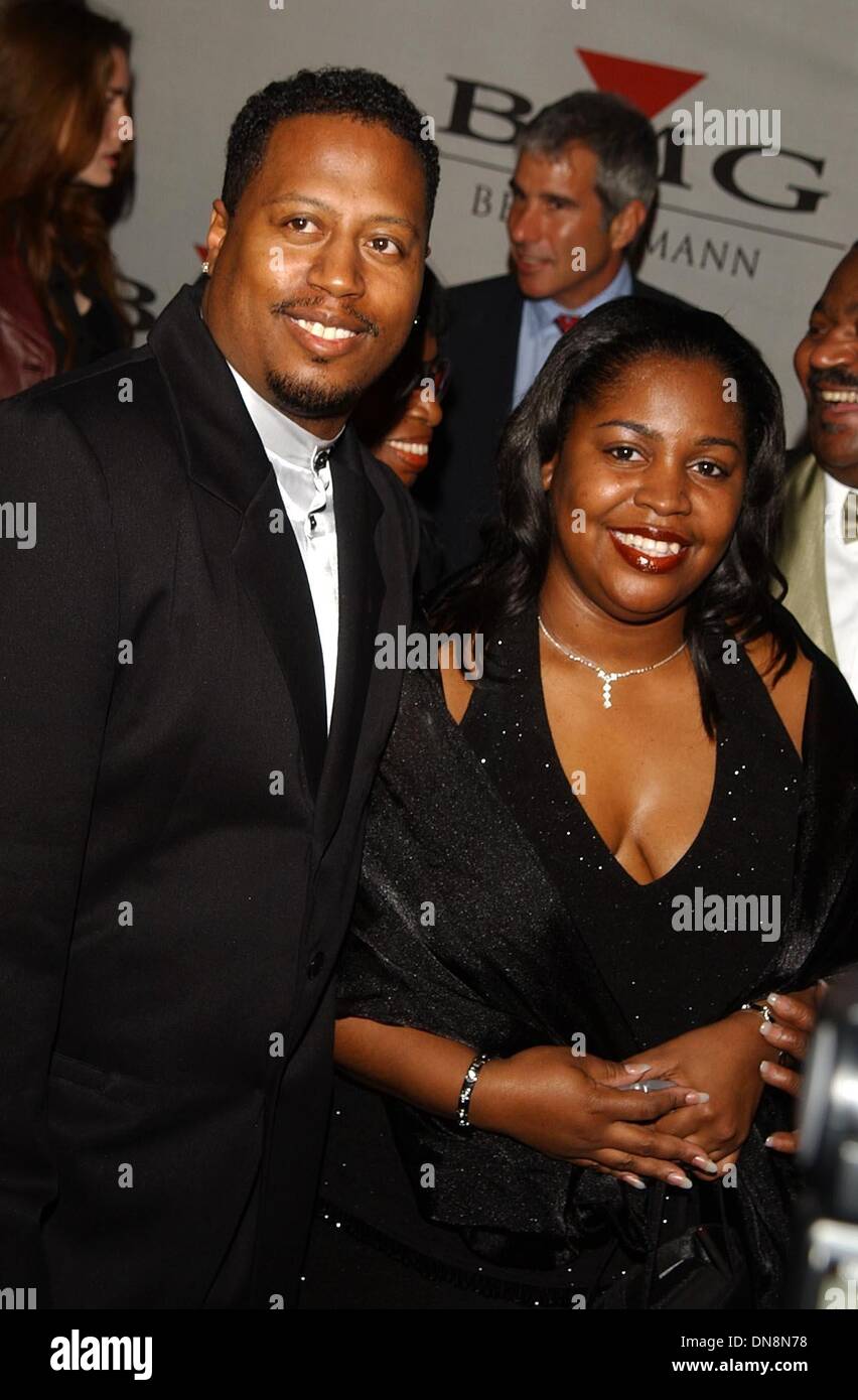 27 février 2002 - K24223AG : BMG GRAMMY PARTY.À L'ARGYLE HOTEL, WEST HOLLYWOOD, CA 02/27/2002. AMY GRAVES/ 2002.(D).ERIC BALFOUR ET fiancé(Image Crédit : © Globe Photos/ZUMAPRESS.com) Banque D'Images