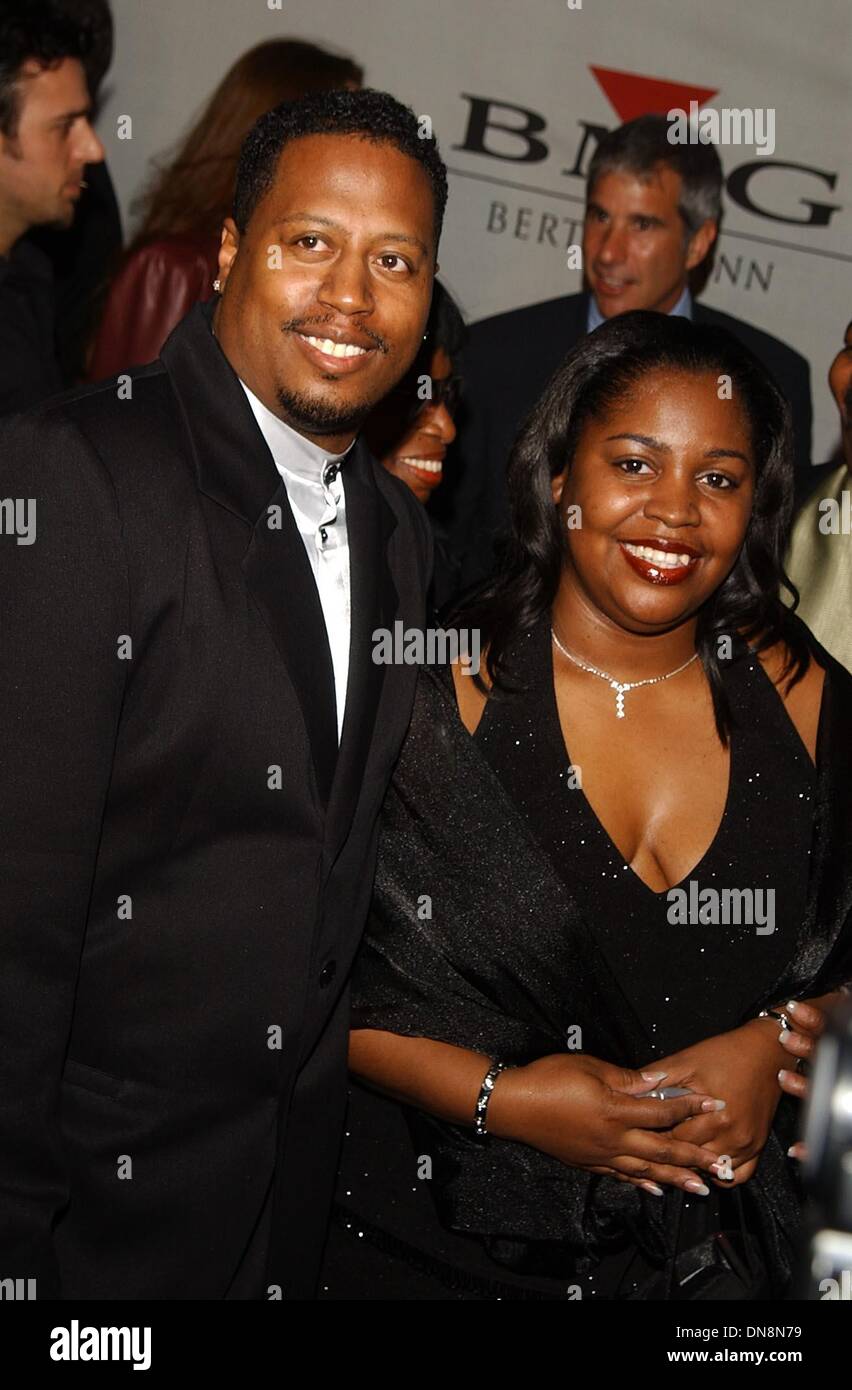 27 février 2002 - K24223AG : BMG GRAMMY PARTY.À L'ARGYLE HOTEL, WEST HOLLYWOOD, CA 02/27/2002. AMY GRAVES/ 2002.(D).ERIC BALFOUR ET fiancé(Image Crédit : © Globe Photos/ZUMAPRESS.com) Banque D'Images