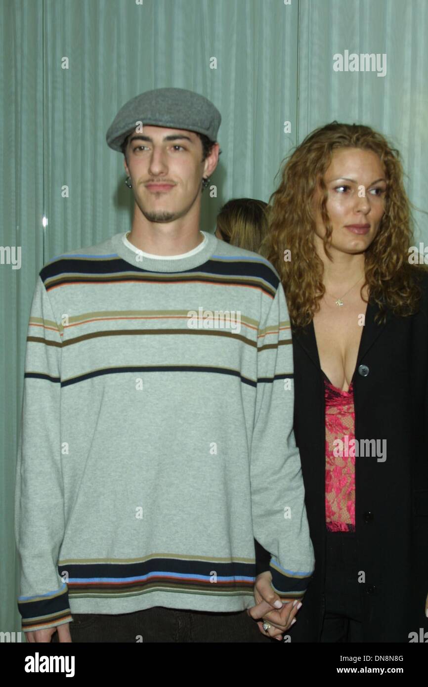 28 févr. 2002 - K24198TR : Warner Brothers GRAMMY PARTY.À l'hôtel Mondrian., LA, CA 02/27/2002.Eric Balfour. TOM RIDRIGUEZ/ ICN.Â©2002.(D)(Image Crédit : © Globe Photos/ZUMAPRESS.com) Banque D'Images