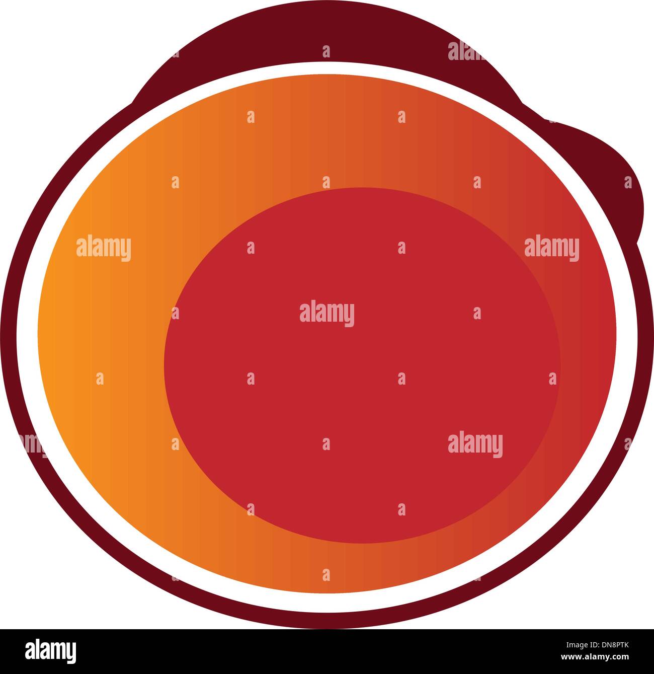 Vecteurs colorés : tasses à café vue supérieure Illustration de Vecteur