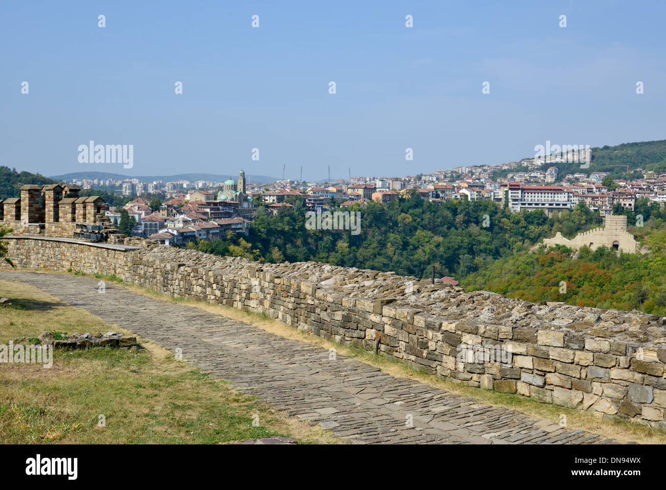 La forteresse de tsarevets à Veliko Tarnovo, Bulgarie Banque D'Images
