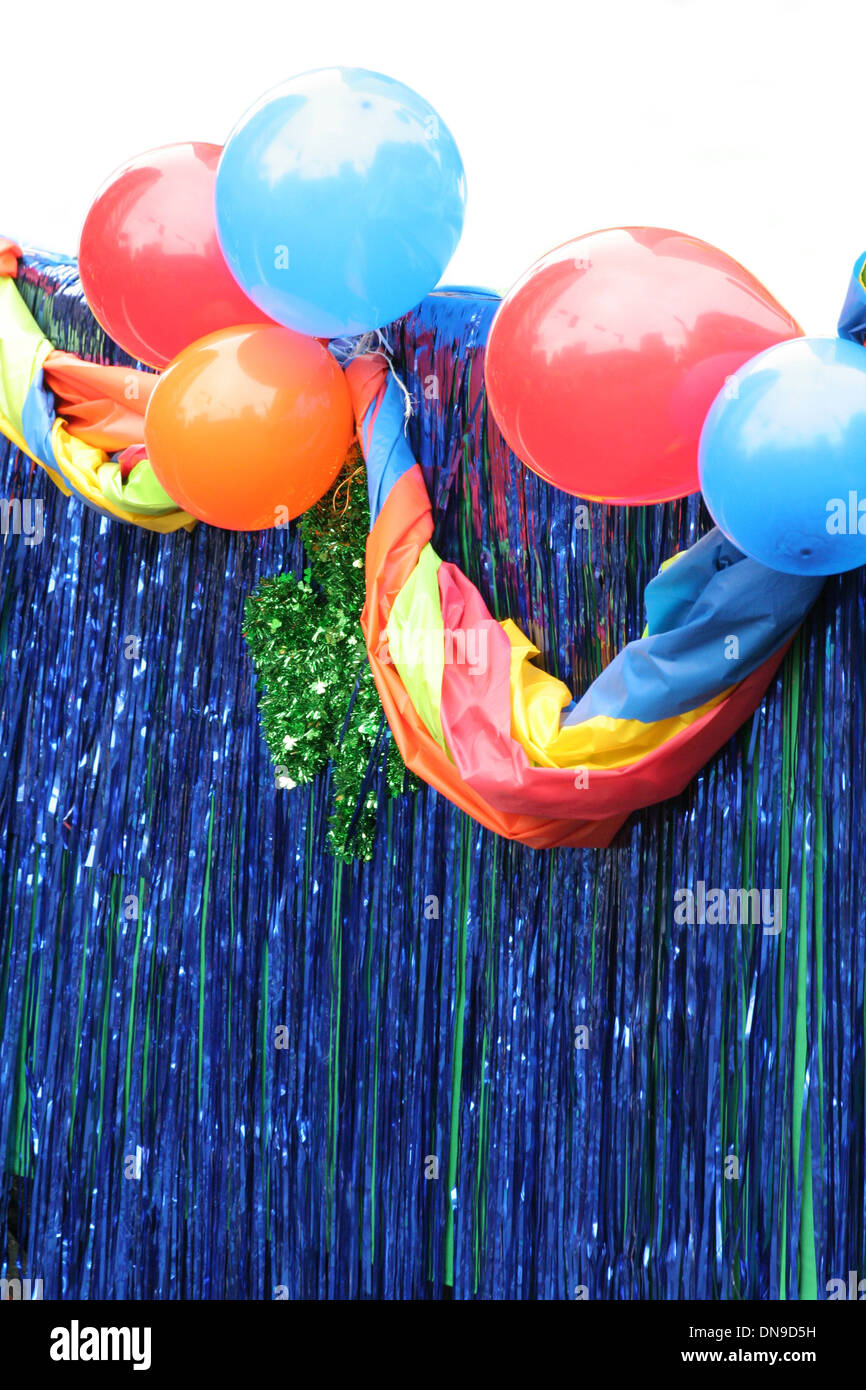 Roban, ballon et décorations de Noël Banque D'Images