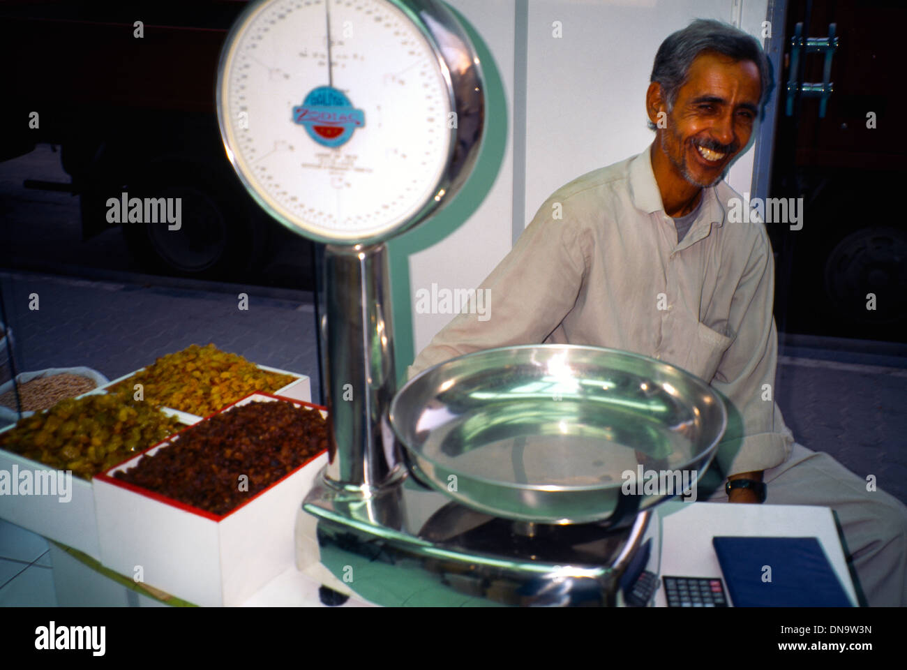 Dubai UAE Dans Spice Souk Trading Banque D'Images