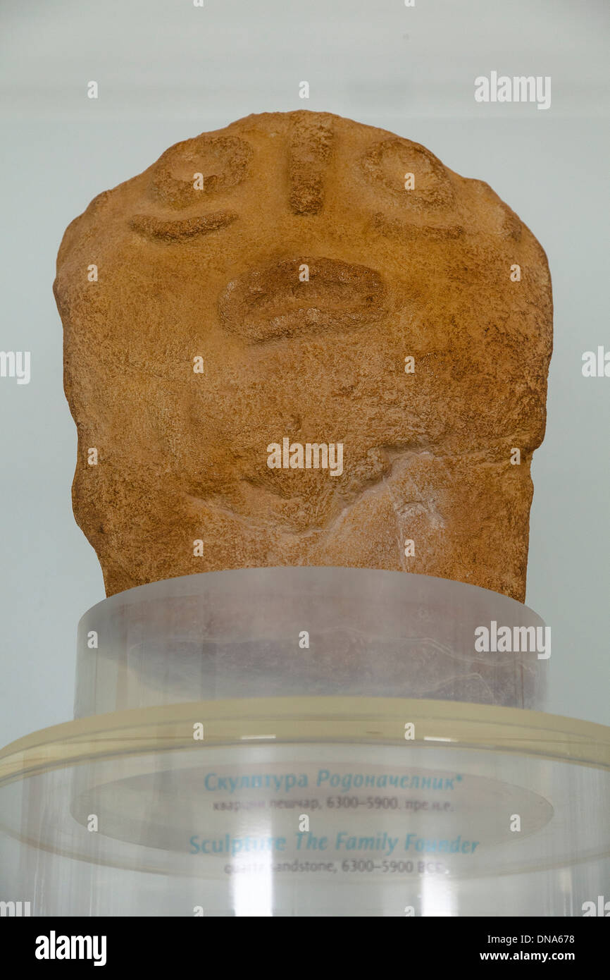 Sites archéologiques Lepensky Vir, Serbie, Europe Banque D'Images