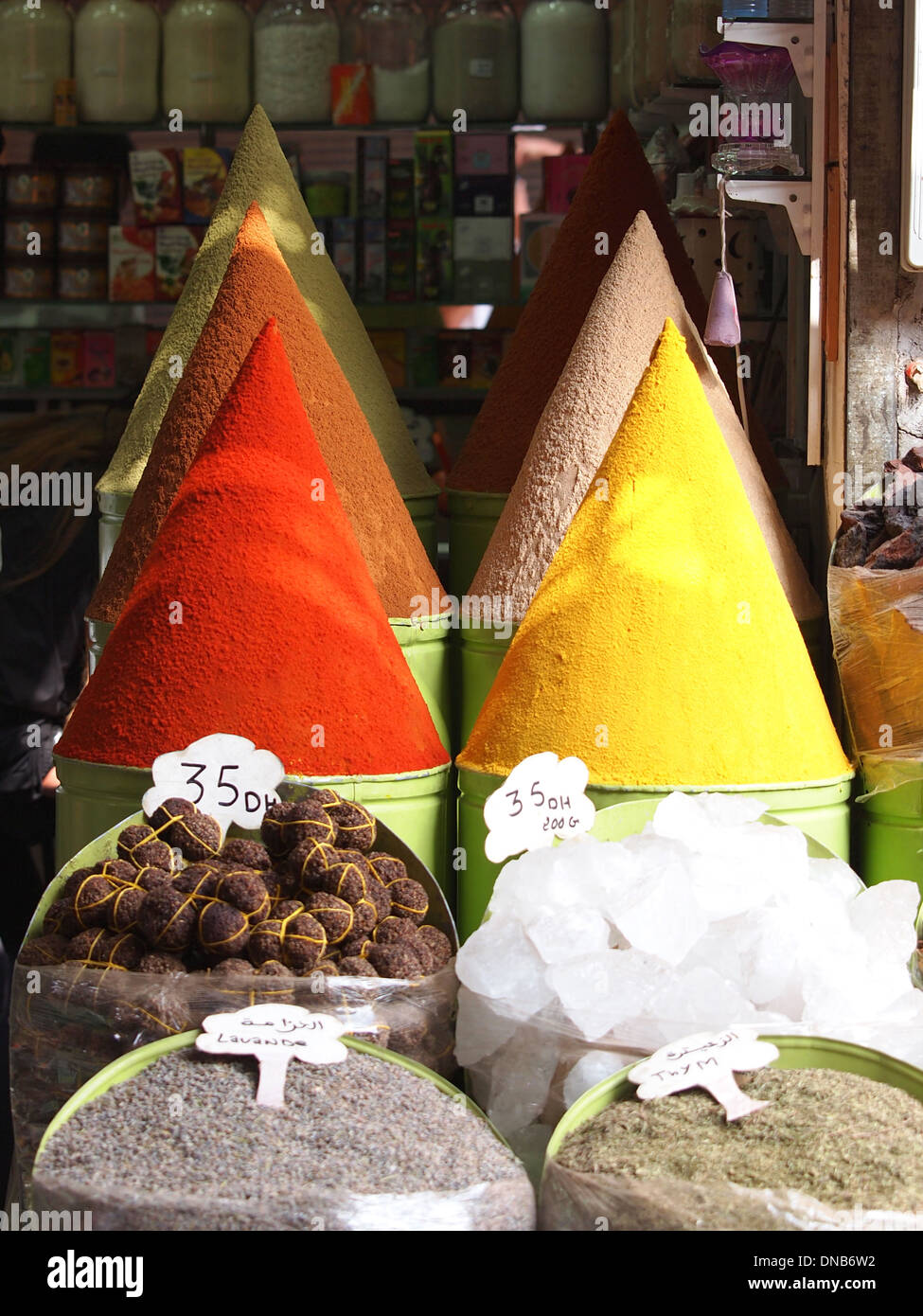 Spice market au Maroc Banque D'Images
