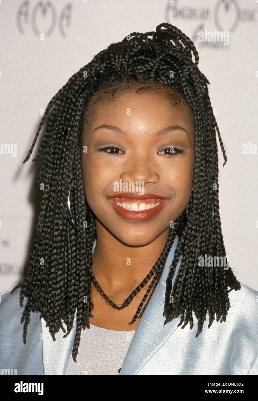 BRANDY chanteuse américaine en 1995. Photo Jeffrey Mayer Photo Stock