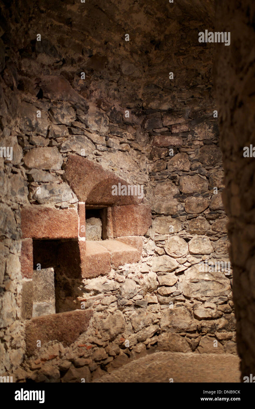 Casemate forteresse de pierre à Funchal, Madère Banque D'Images