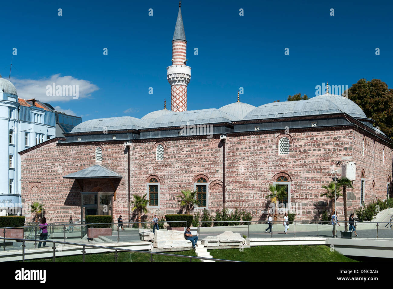 La mosquée Dzhumaya à Plovdiv, la deuxième ville de Bulgarie. Banque D'Images