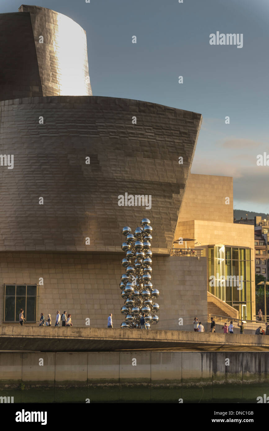 Musée Guggenheim de Bilbao, Musée d'Art de Biscaye, Pays Basque, Espagne Banque D'Images