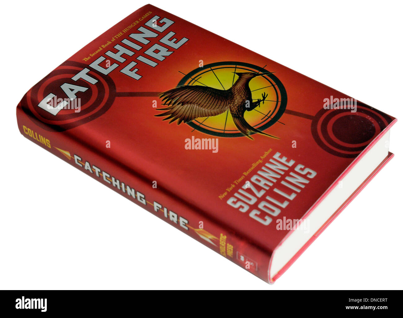 Prendre Feu par Suzanne Collins, la partie 2 de la trilogie Hunger Games Banque D'Images