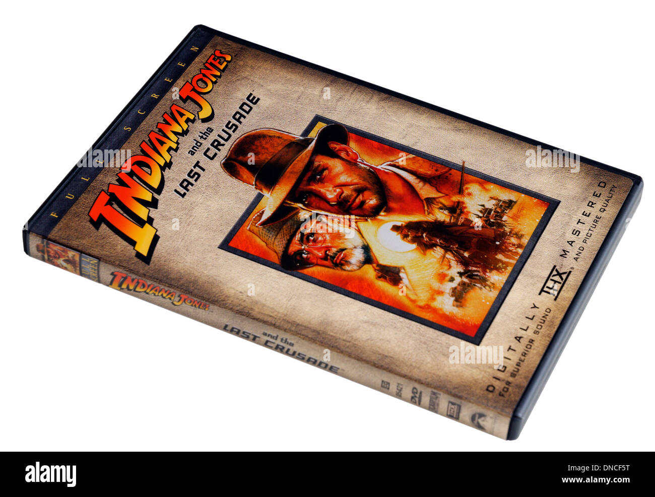Indiana Jones et la Dernière Croisade sur DVD Banque D'Images