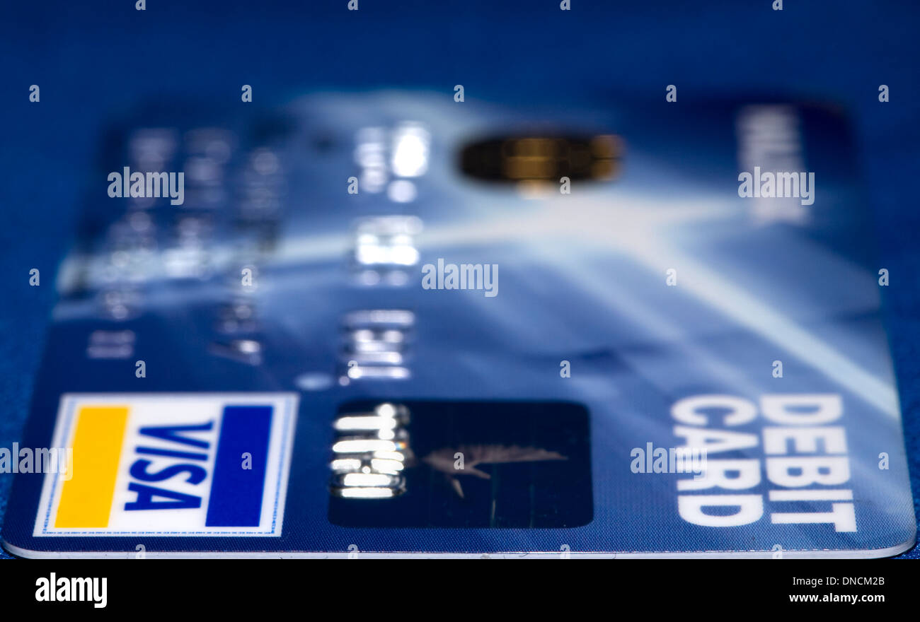 Carte bancaire Visa Débit Halifax Banque D'Images