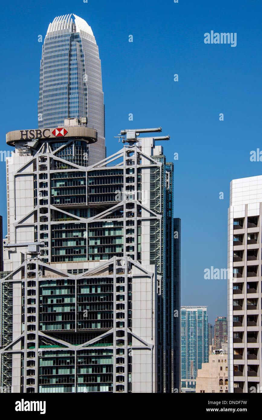 HSBC et la SFI, Hong Kong Banque D'Images