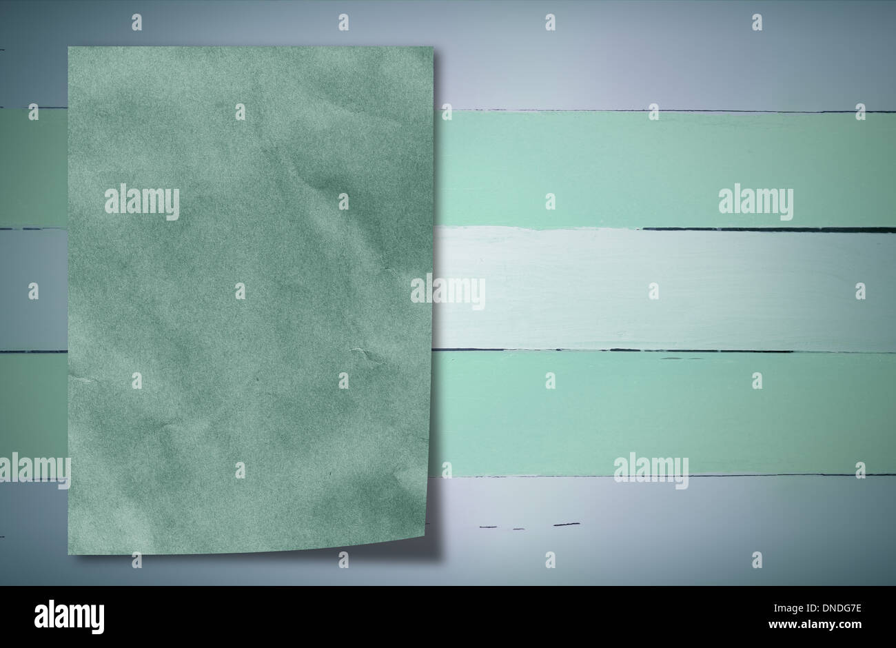 Green grunge sur panneau en bois rétro arrière-plan Banque D'Images