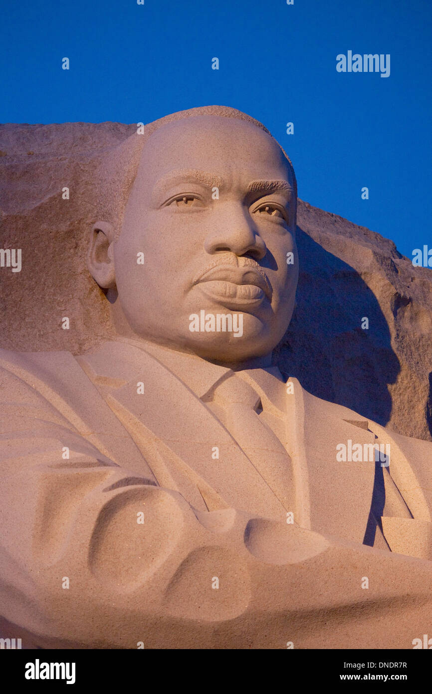 Le Martin Luther King Jr., un monument commémoratif aux droits civils leader. Situé à Washington, D.C., le mémorial est le 395e Parc National, et est situé sur le National Mall sur le bassin de marée. Banque D'Images