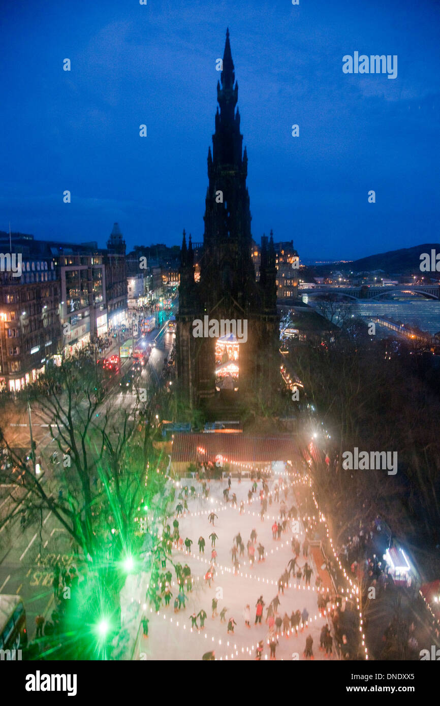 Noël à Edimbourg Banque D'Images