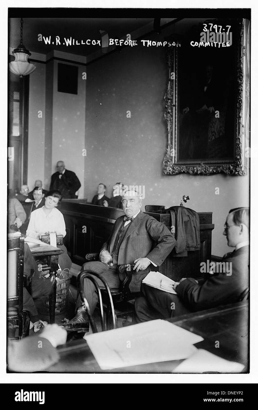 W.R. Willcox avant Thompson Comité (LOC) Banque D'Images