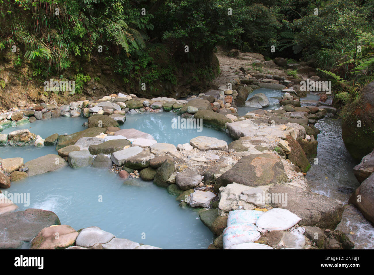 Taiwan hot springs Banque D'Images