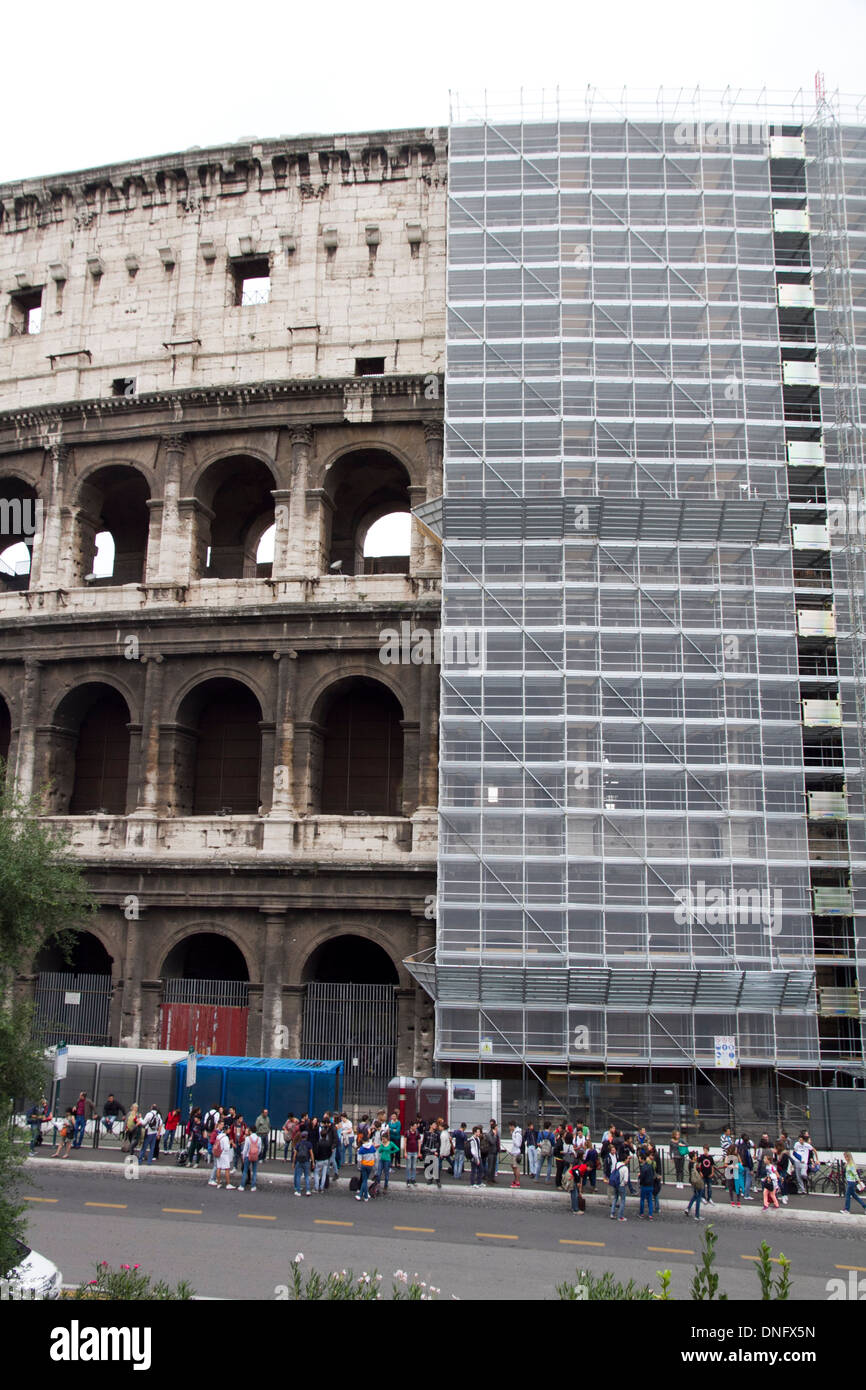 Rome Colisée travail réforme des structures Banque D'Images