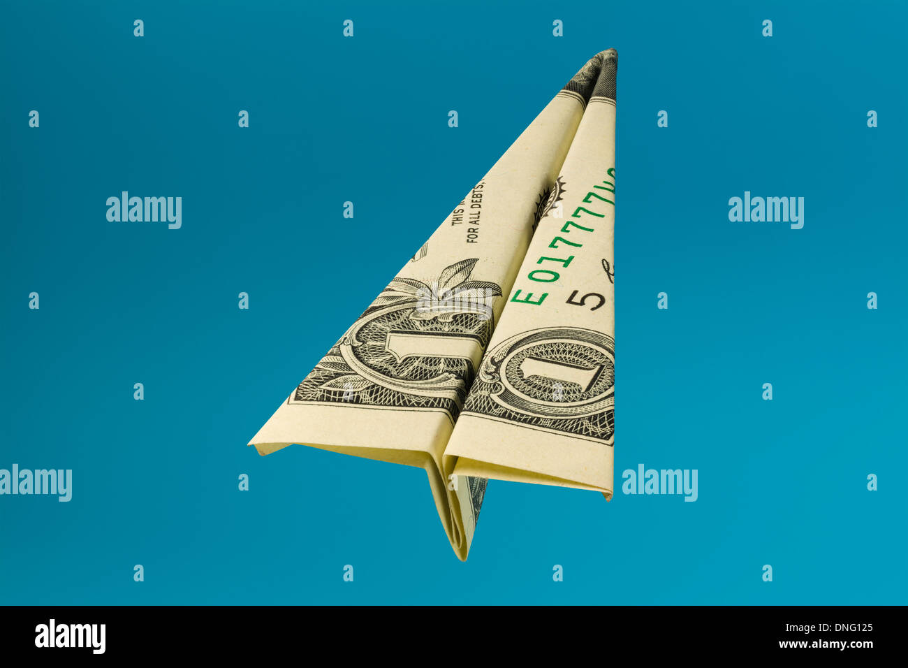 Un dollar Airplane Banque D'Images