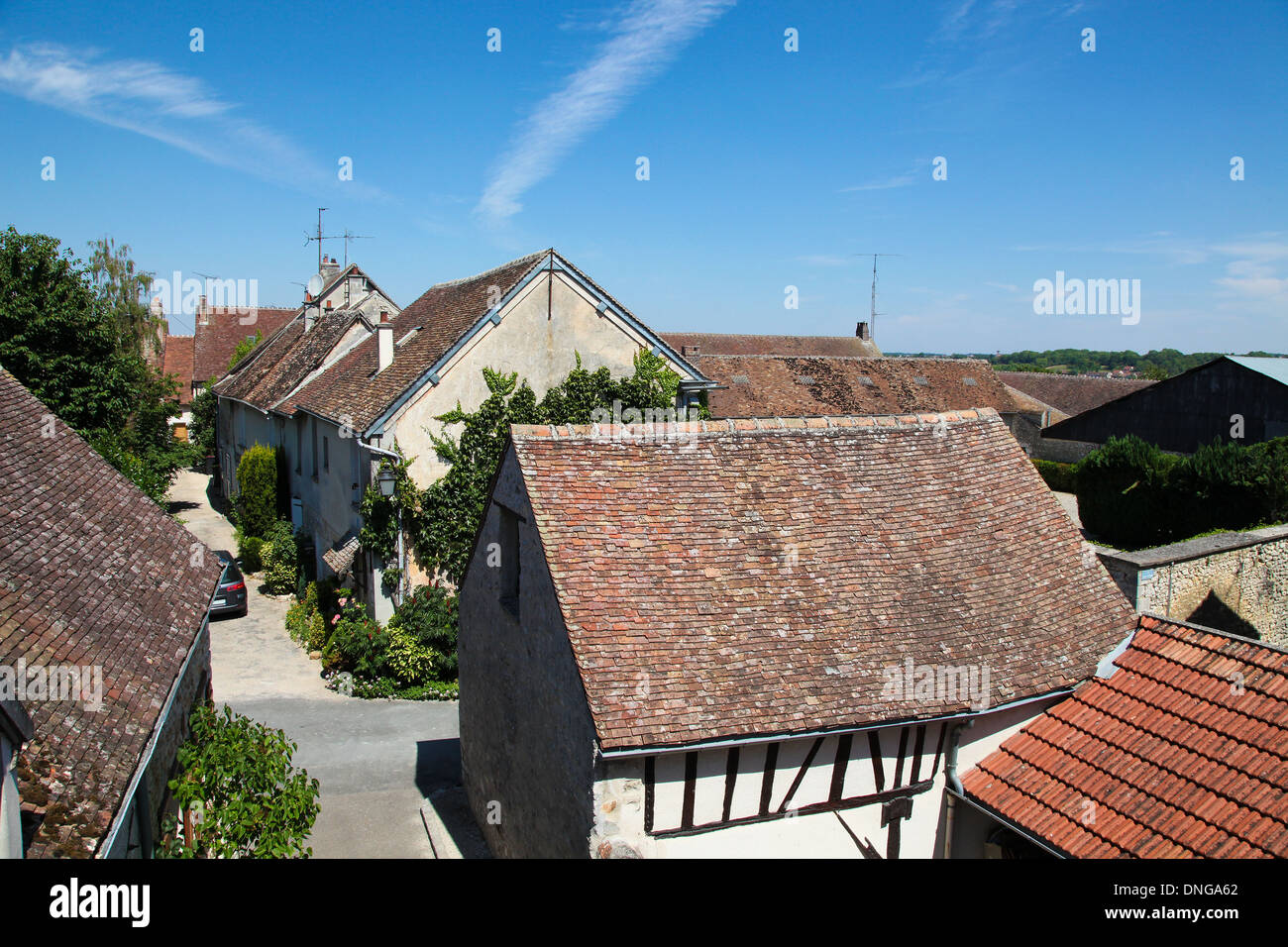 France, Ile-de-France, Seine et Marne, Provins cité médiévale. Banque D'Images