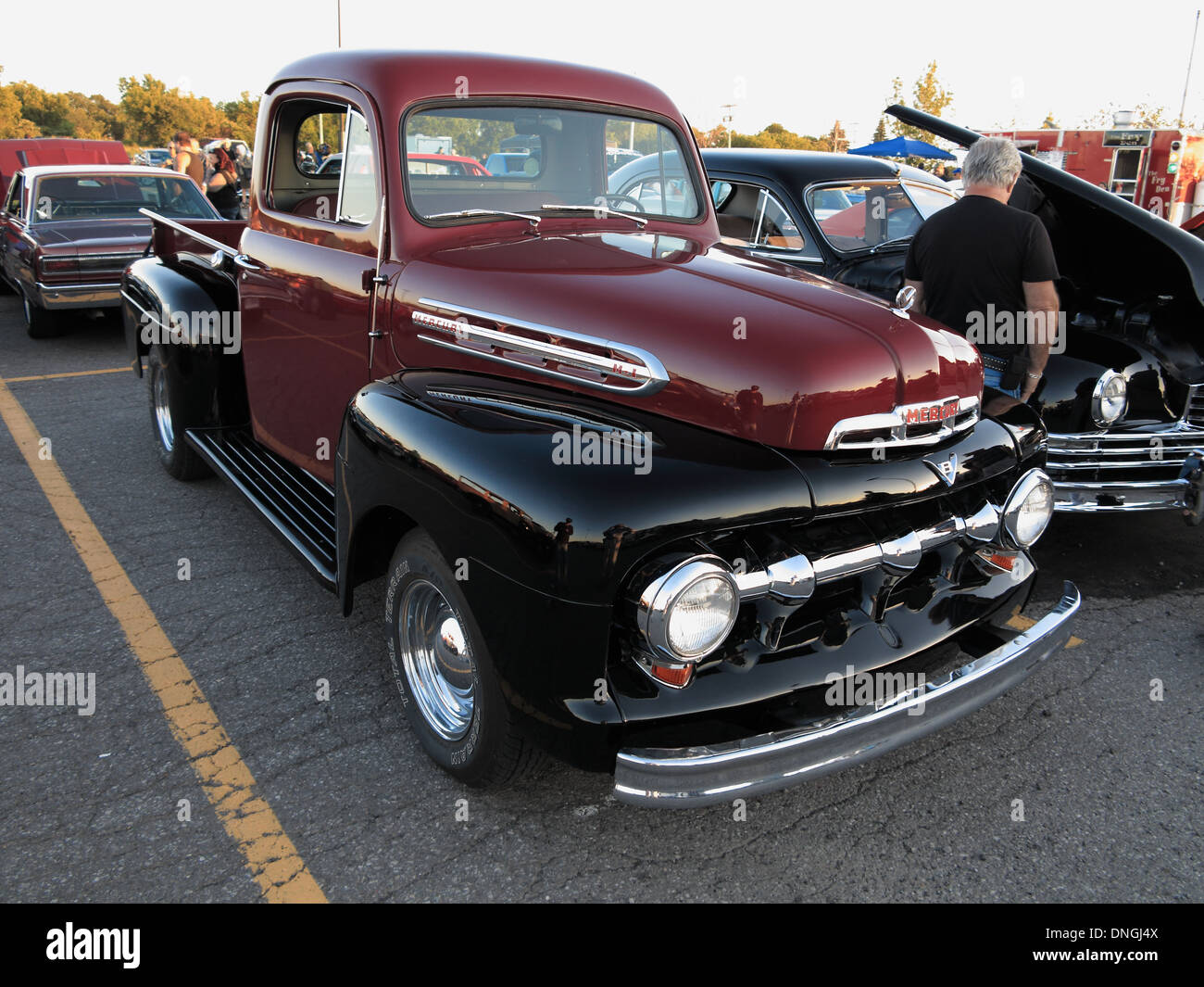 Mercury M-1 V8 vintage de camionnette, le 24 juillet 2013 Banque D'Images