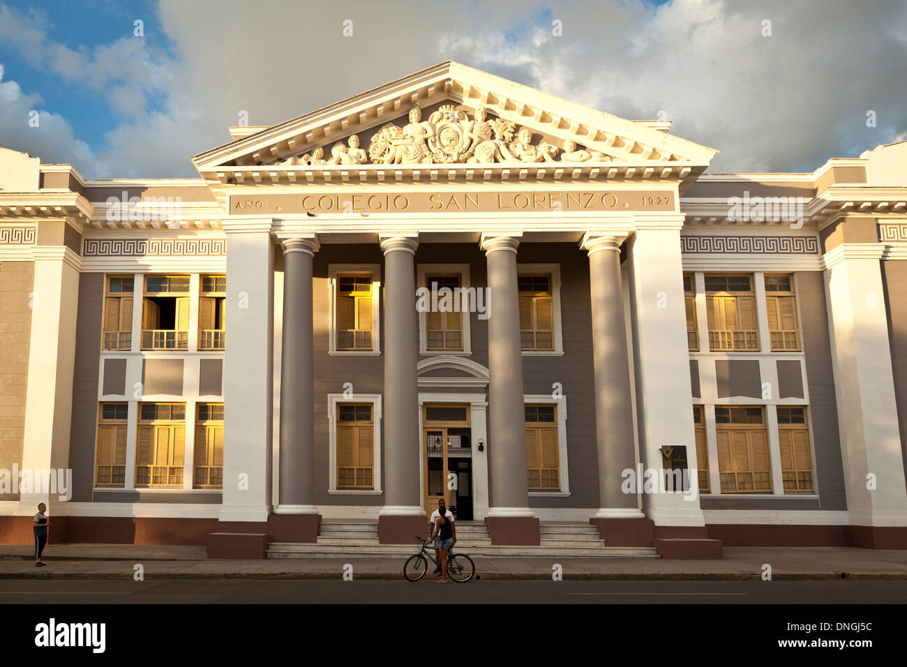 Colegio San Lorenzo à Cienfuegos Banque D'Images