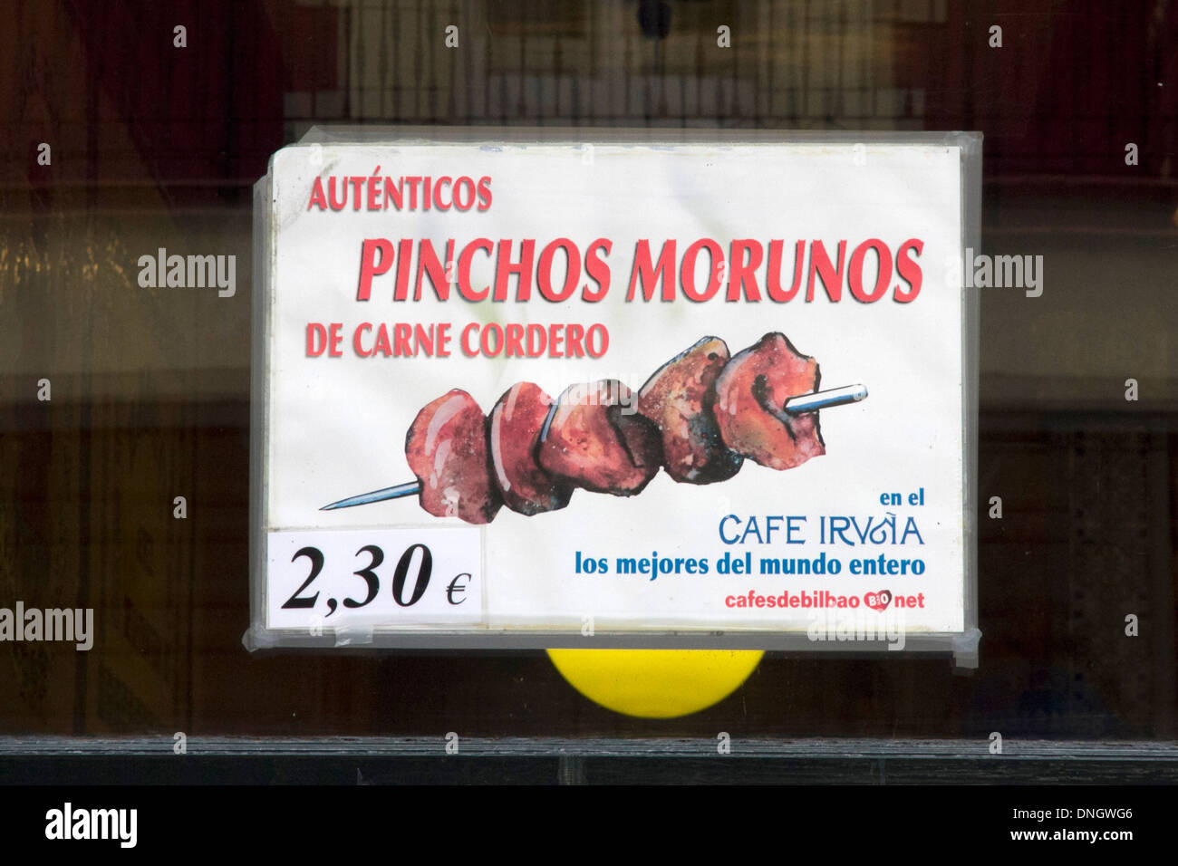 La nourriture typique de Bilbao, Pays basque, Pays Basque, Espagne Banque D'Images