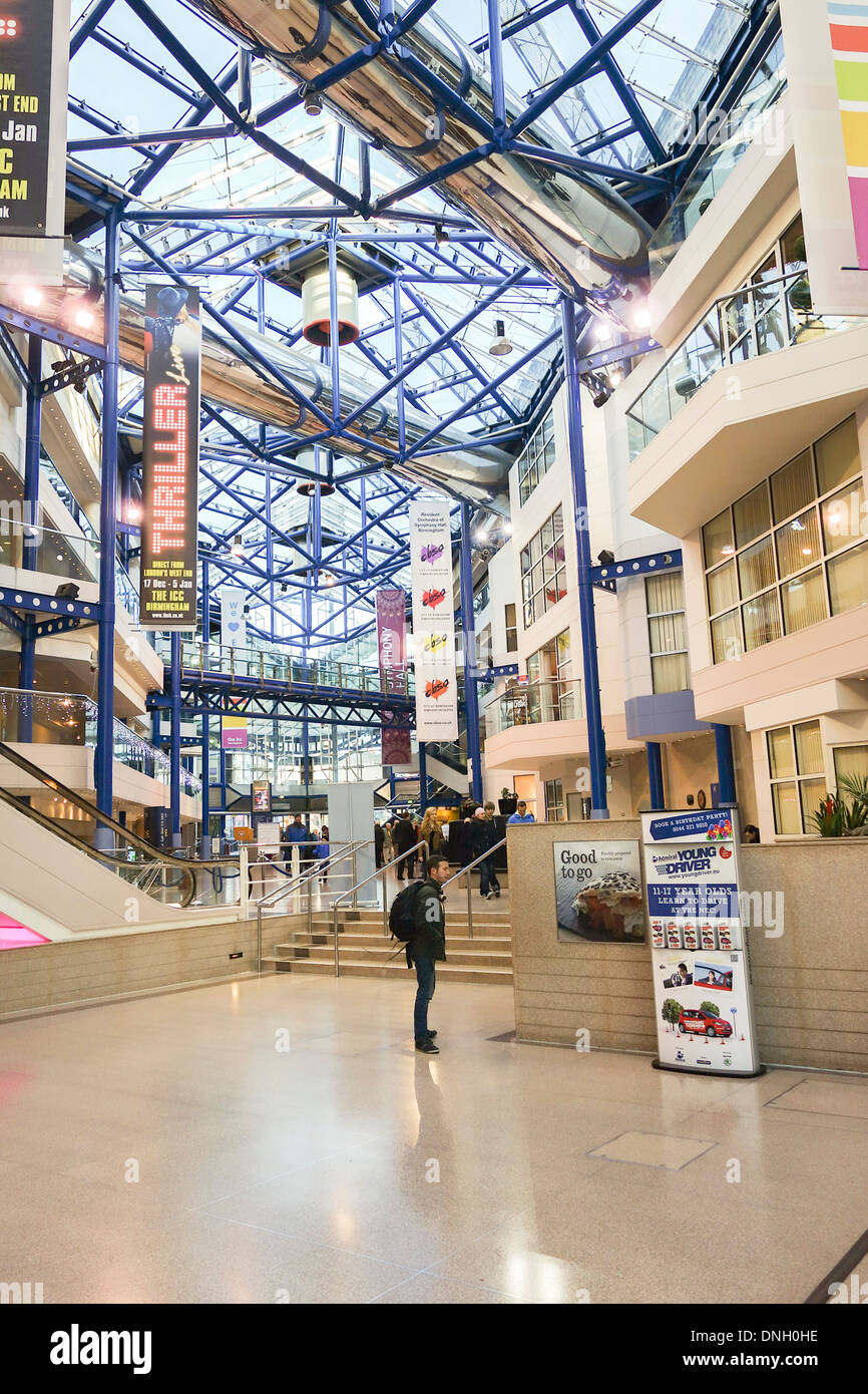 L'intérieur de la CPI / Symphony Hall à Birmingham UK Banque D'Images