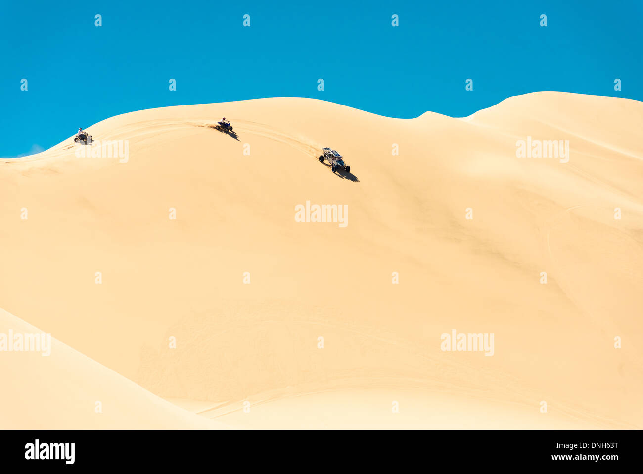 Buggy dans les dunes Dumont Banque D'Images