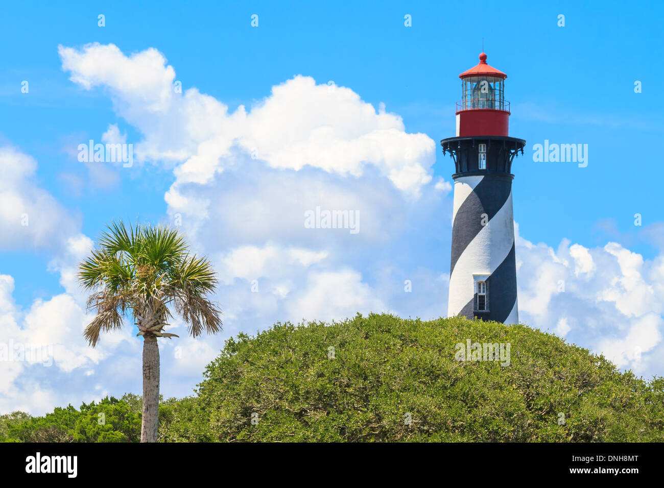 Phare de Saint Augustine, Floride, USA Banque D'Images