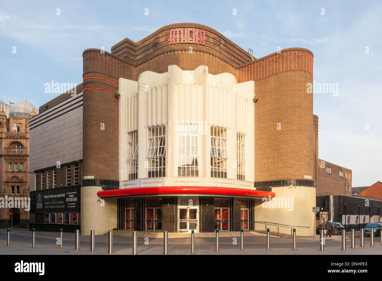 Athena, Leicester, Angleterre, RU, conçu dans le style Streamline Moderne. Banque D'Images