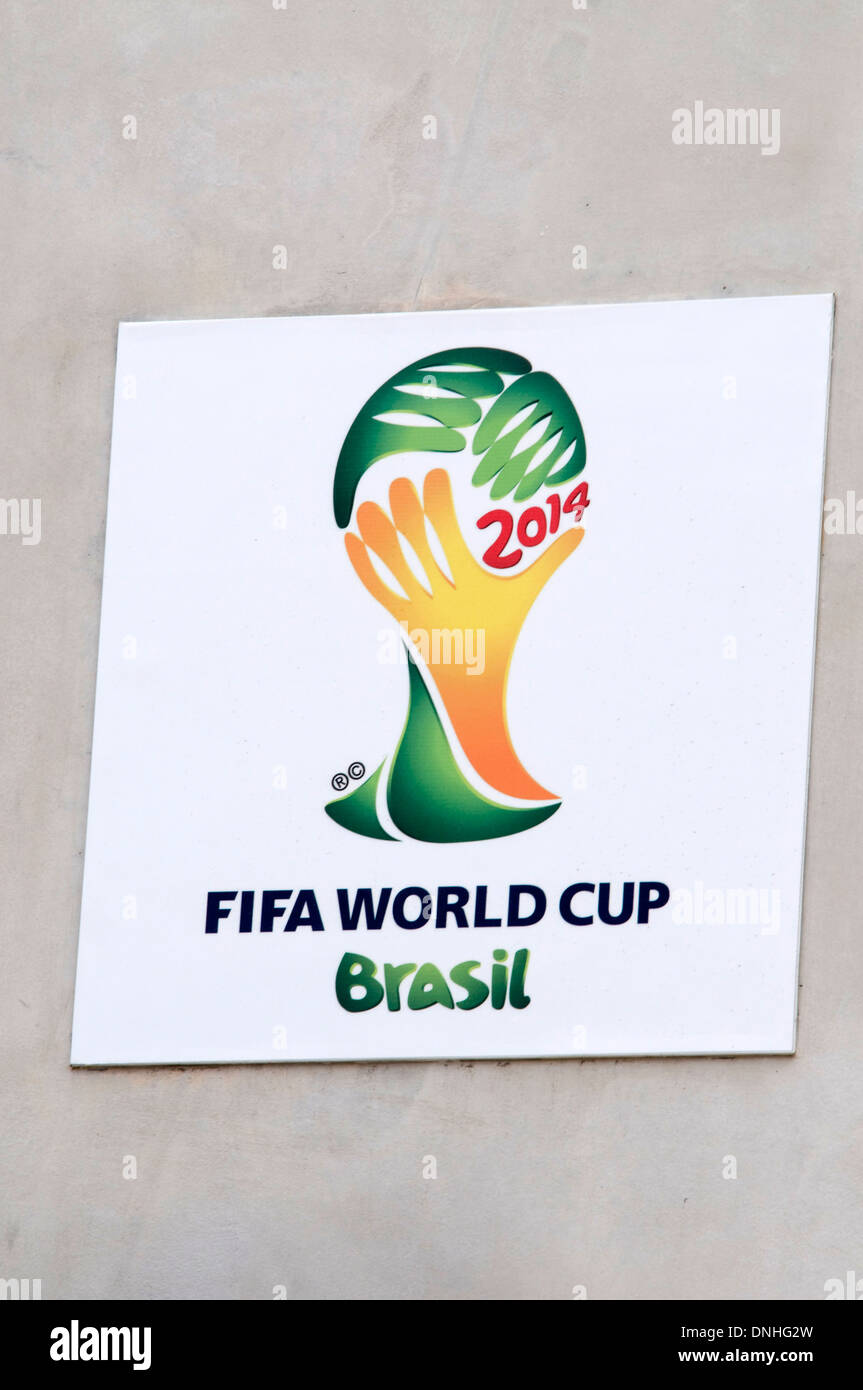 Fifa world cup 2014 poster Banque de photographies et d’images à haute — free download