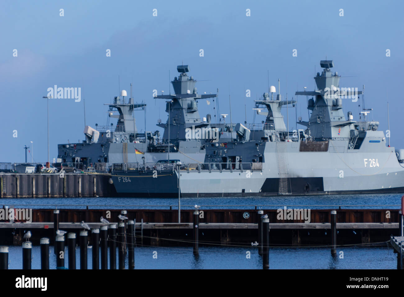 La Corvette Ludwigshafen am Rhein du la marine allemande Banque D'Images