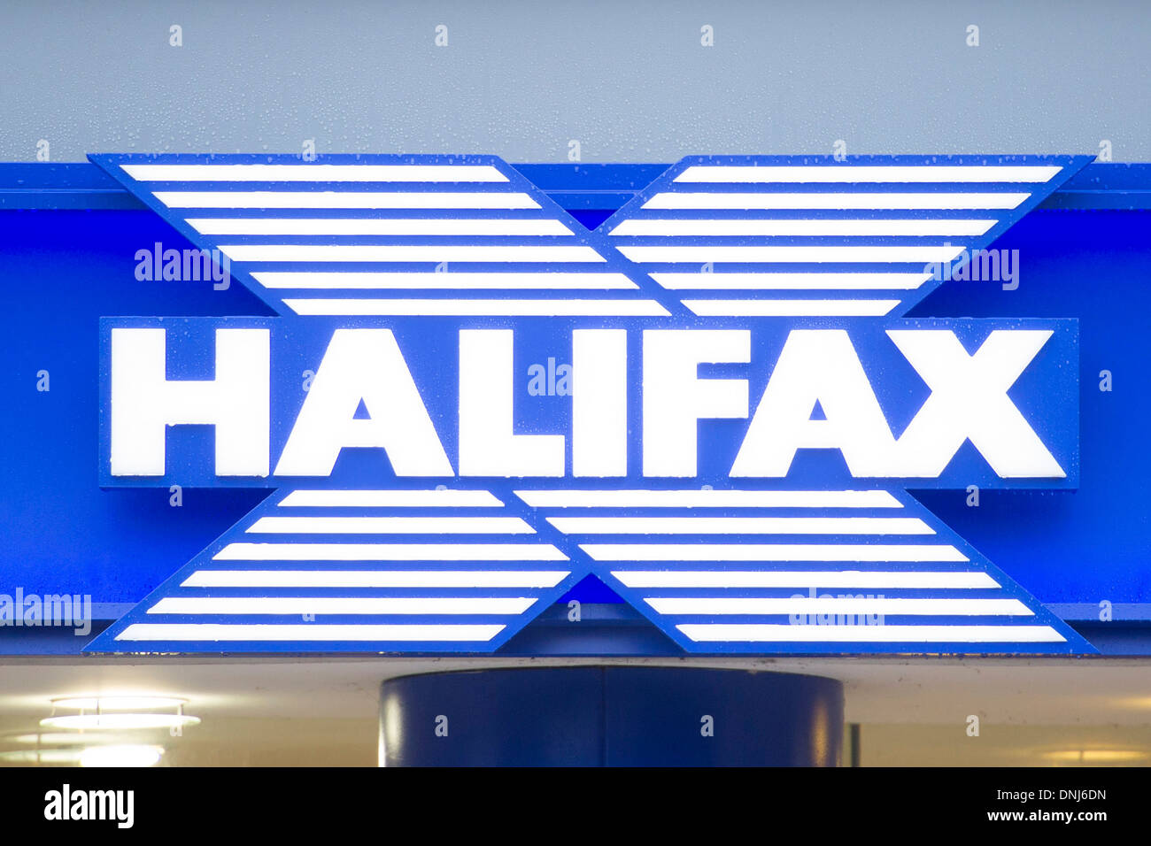 Halifax bank signe et logo. Banque D'Images