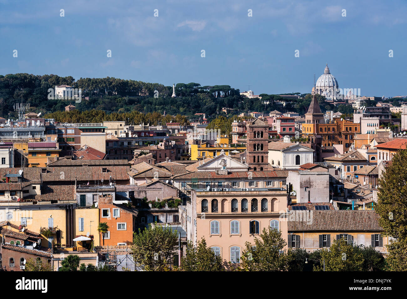 Vue de la zone Trastevere de Rome, Italie Banque D'Images