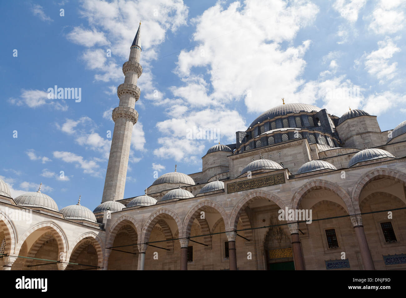 Mosquée de Suleymaniye dans Bazar d''Istanbul, Turquie Banque D'Images