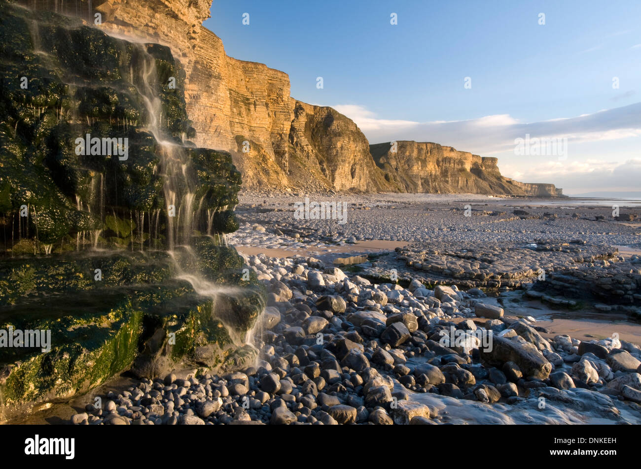 Traeth Mawr, la côte du Glamorgan Banque D'Images