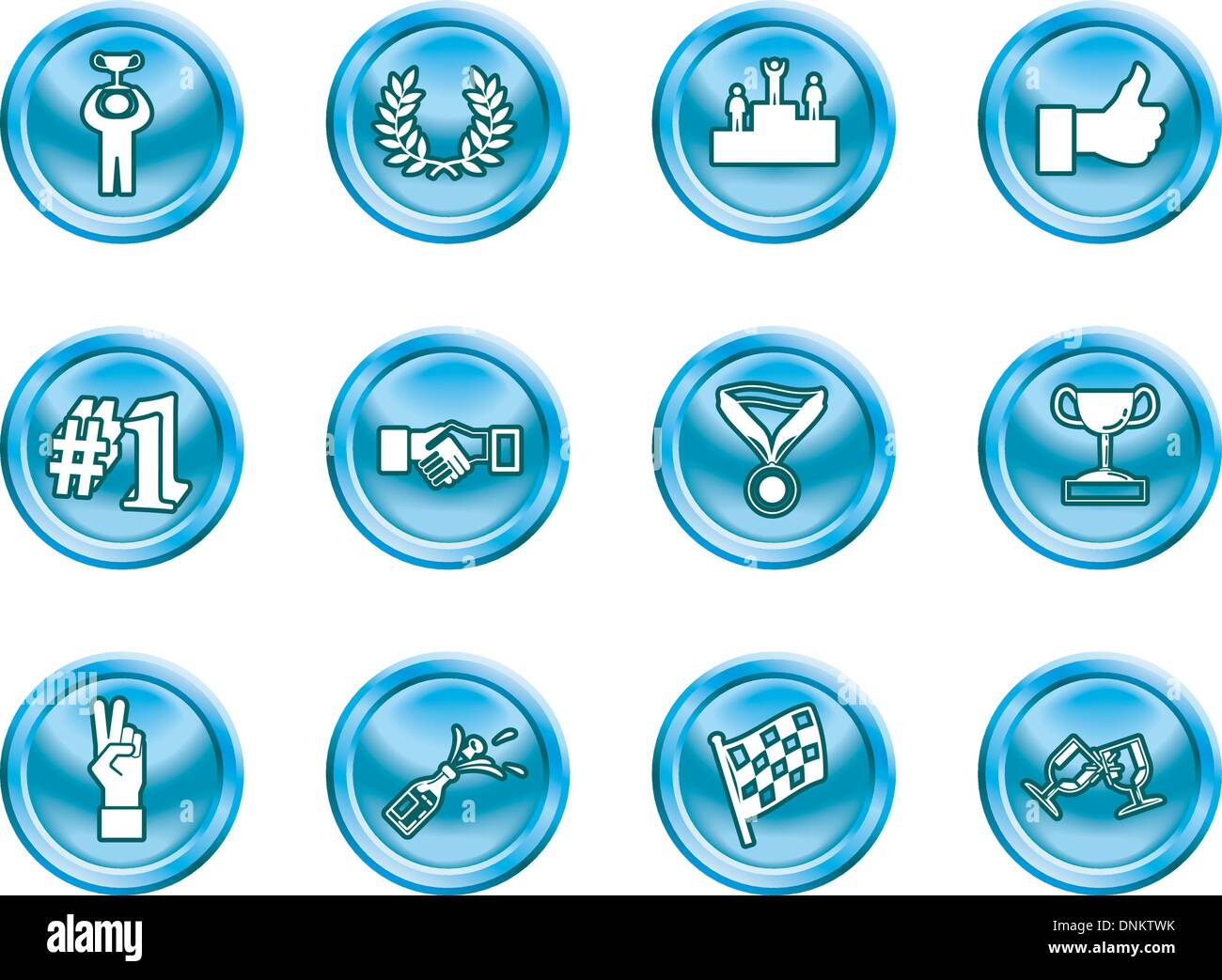 Success icon Banque d'images vectorielles - Alamy